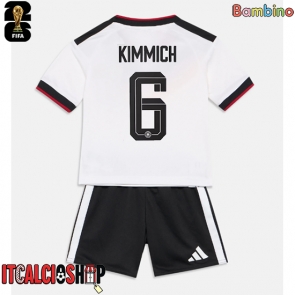 Germania Joshua Kimmich #6 Prima Maglia Bambino Mondiali 2026 Manica Corta (+ Pantaloni corti)